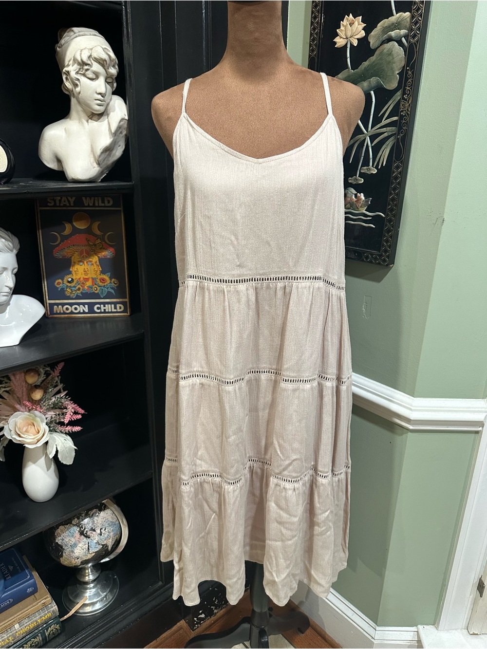 Kori Tan Tiered Dress – Size Small (NWT)